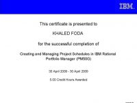 Creating and Managing Project Schedules in IBM Rational Portfolio Manager (PM50G)