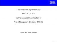 Project Management Orientation (PM54G)