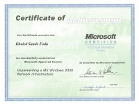 Implementing Microsoft® Windows® 2000 Network Infrastructure