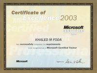 Microsoft Certified Trainer 2003