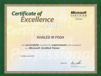 Microsoft Certified Trainer 2009