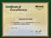 Microsoft Certified Trainer 2011