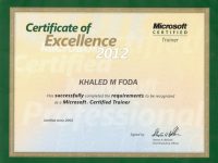 Microsoft Certified Trainer 2012