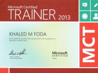 Microsoft Certified Trainer 2013