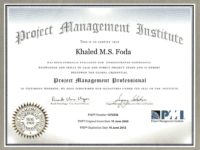 Project Management Professional 2009-2012