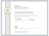 CertificateOfCompletion_Communicating Across Cultures_PMI