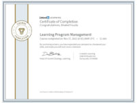 CertificateOfCompletion_Learning Program Management