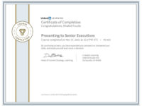 CertificateOfCompletion_Presenting to Senior Executives