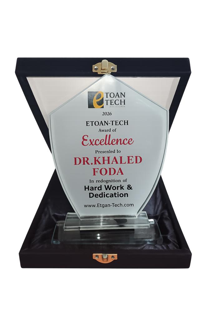 Award of Excellence in recognition of Hard Work & Detection by Etqan-Tech