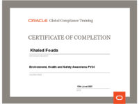 Environment, Health and Safety Awareness